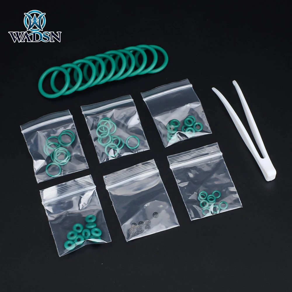 WADSN Gas Magazine Fluorine Rubber O Ring Set For GBB Gloc 17 19 Kublai P1 Water Green Hunting Gun Accessories Gas Valve Key