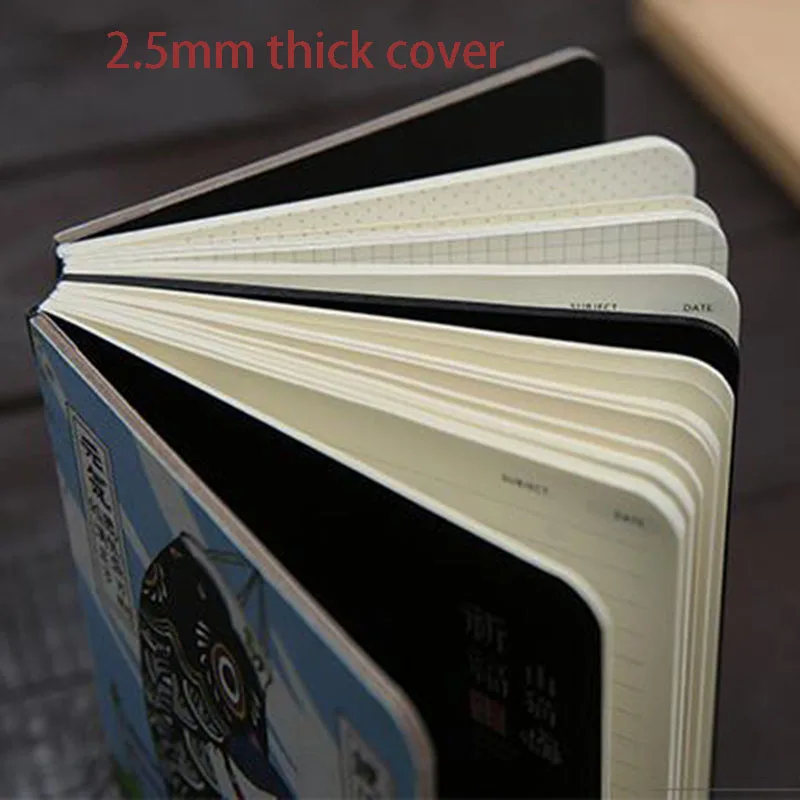 1pcs Simple Kraft Paper Notebook Creative Office School Supplies Drawing Sketch Notebooks Blank Inner Page Notepads