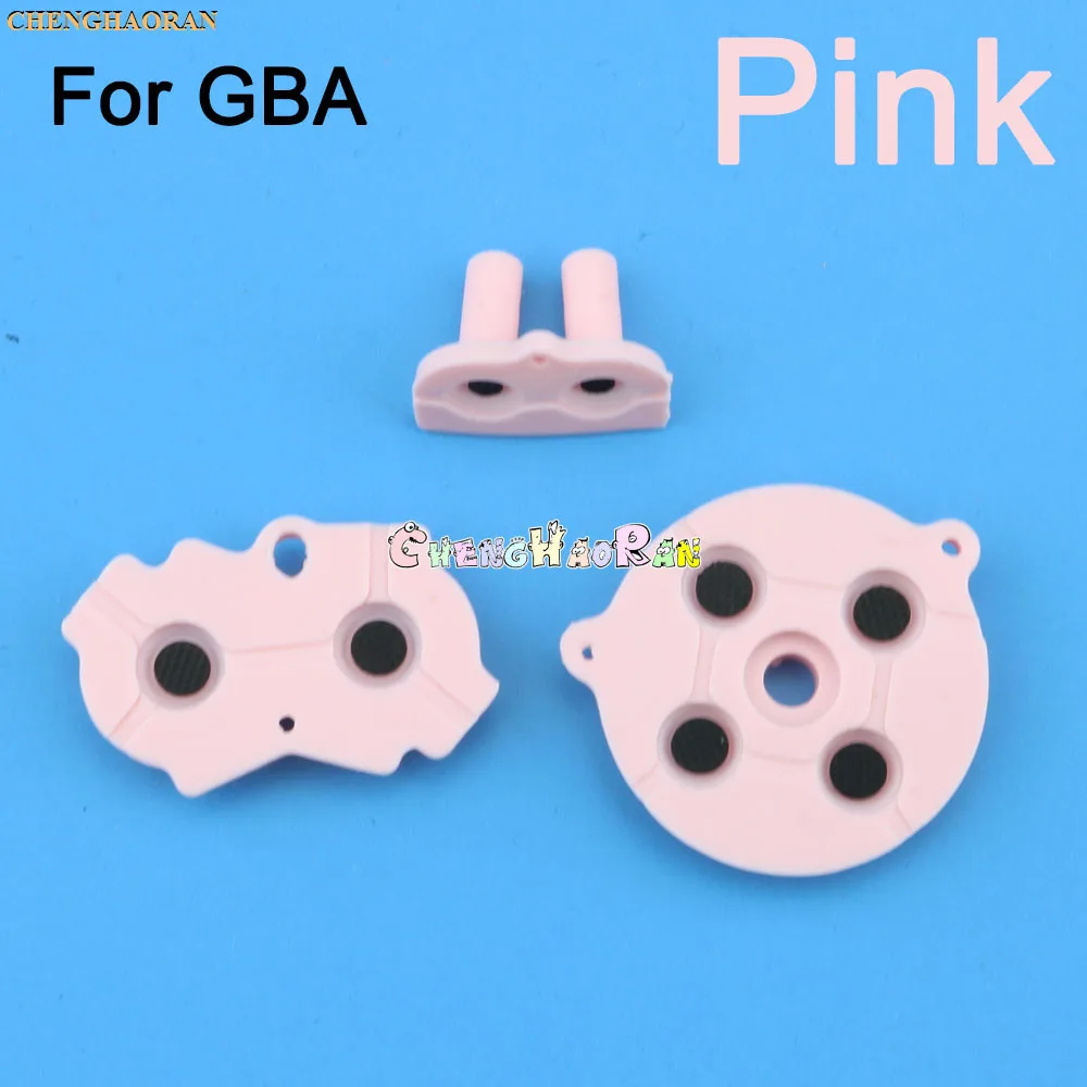 8colors 1set D pad For GBA Colorful Rubber Conductive Buttons A-B D-pad for GameBoy Advance Silicone Start Select Keypad Dpad