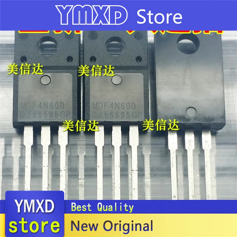 10pcs/lot New Original MDF4N60B 4A600V field-effect Tube TO-220F In Stock