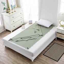 Earthing Sleep bag Recover bag bed sheet earth benefit with grounding cord EMF Protection sheet silver yard with cotton