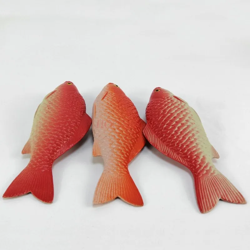 3pcs Simulated Fish Meat Gray Carp Fake Kitchen Props Nongjiale Hotel Unisex Finished Goods Food brinquedos de cozinha infantil