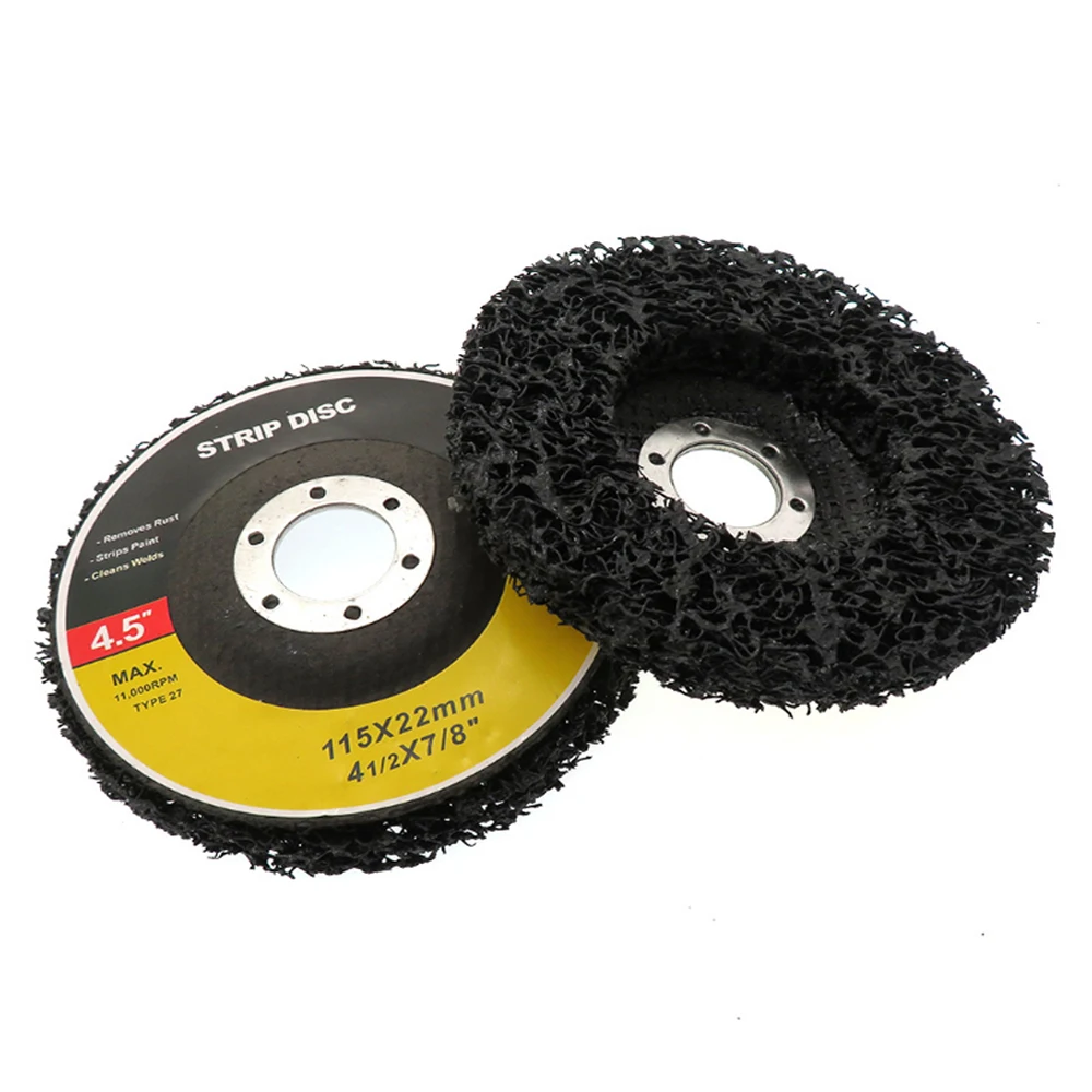 1 sztuk 4.5 "115mm Poly Strip tarcza ścierna odrdzewiacz farby czyste ściernice do szlifierki kątowej samochodów ciężarowych motocykle
