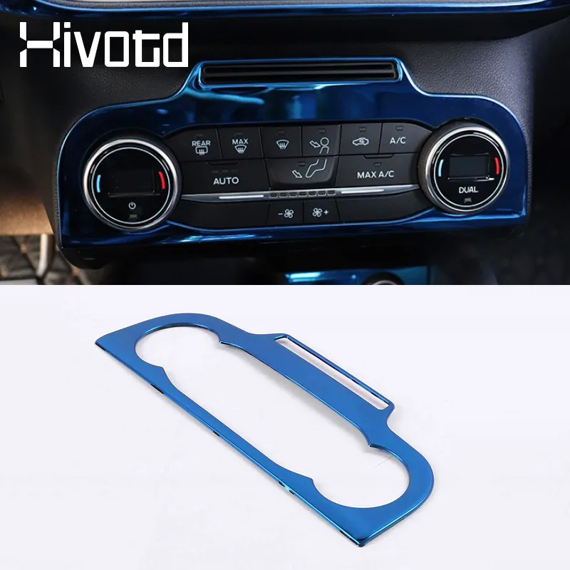 For Ford Focus Mk4 ST Line Accessories Central Control Switch Buttons Frame Trim Cover Interior Decoration Car Styling 2019 2020