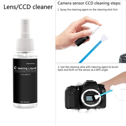 Multi Purpose Screen Cleaner Dust Remover Spray for DSLR Sensor CCD/CMOS Digital Camera Phone Remove Smudges Fingerprint