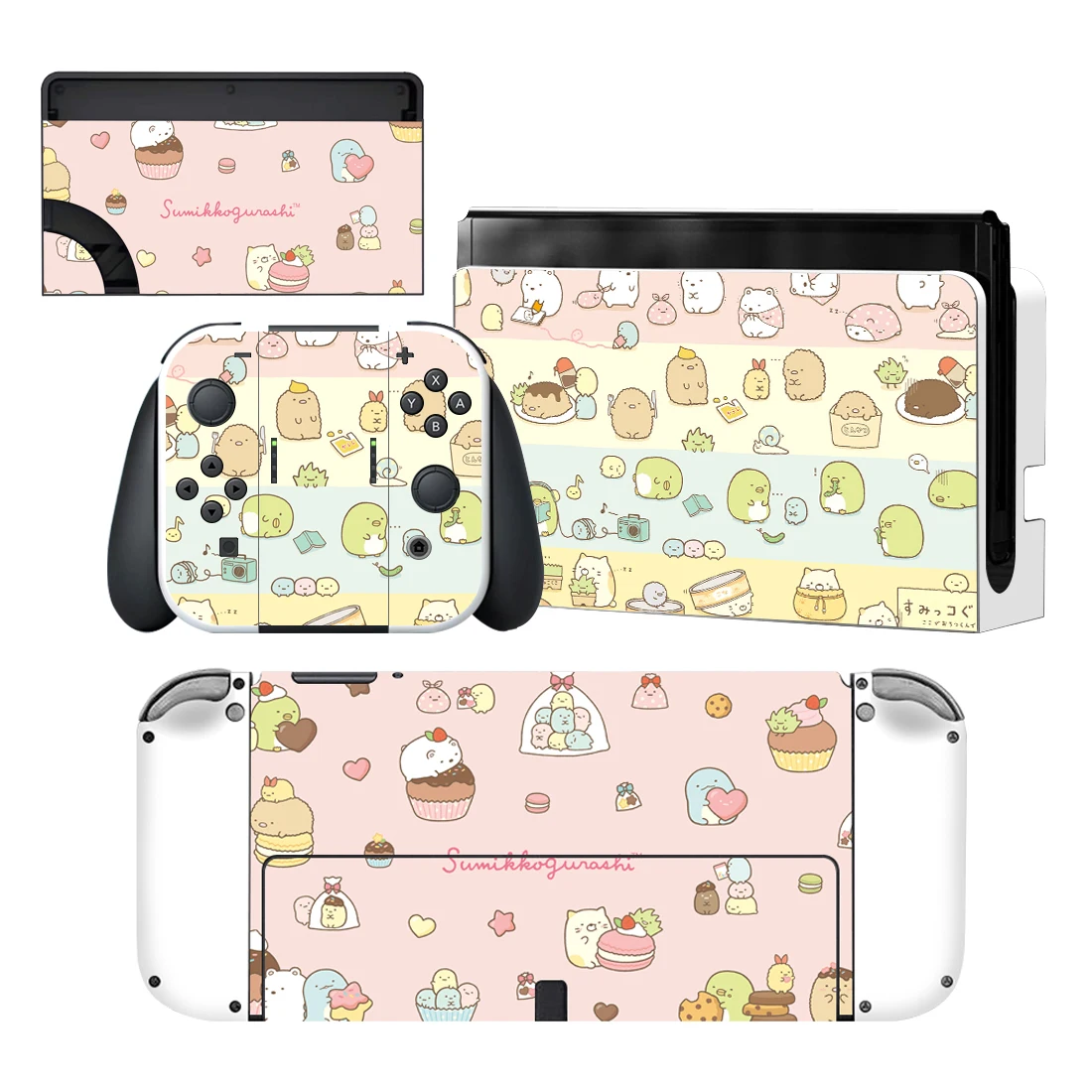 Sumikko Gurashi Nintendoswitch Skin Cover Sticker Decal for Nintendo Switch OLED Console Joy-con Controller Dock Vinyl