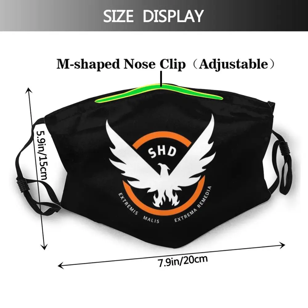 Division Strategic Homeland Security Print Washable Filter Anti Dust Mouth Mask Division Strategic Homeland Security Shd Video