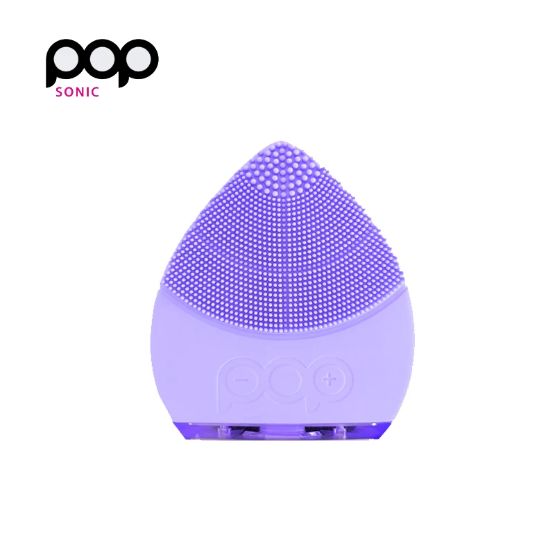 POP SONIC Electric Face Cleaning Brush Silicone Facial Clean Skin Care Oil Control Blackhead Remover Beauty Massager Brush NEW