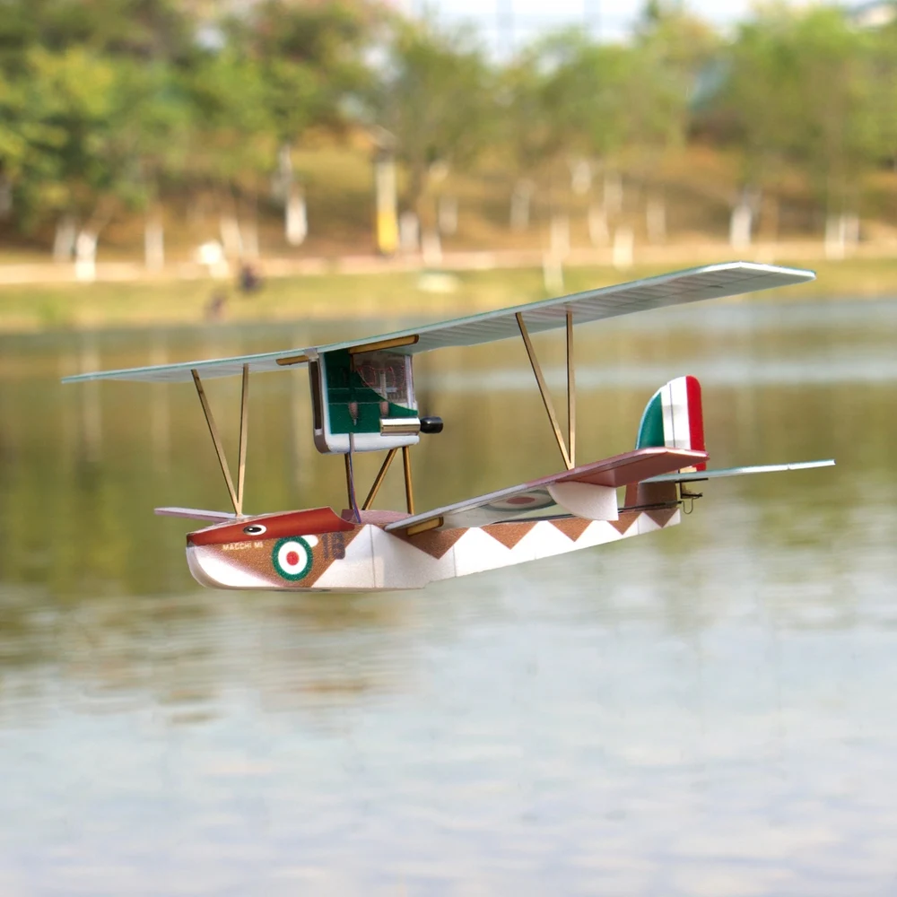 الحد الأدنى من طائرة RC Macchi M5 KIT غير مجمعة