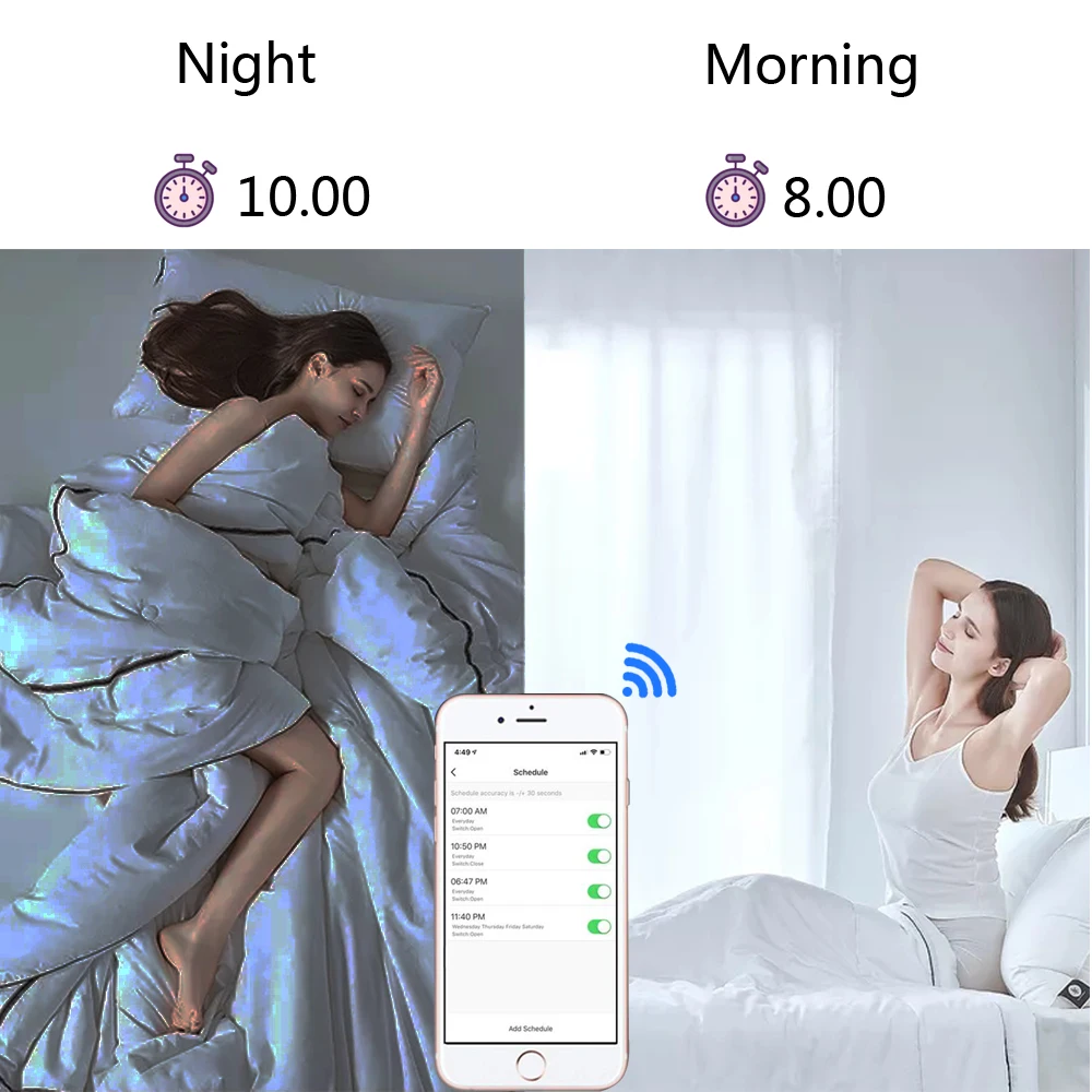WiFi الذكية الستار التبديل وحدة الستائر الدوارة مصراع المحرك بواسطة الحياة الذكية تويا APP التحكم عن بعد العمل مع أليكسا جوجل المنزل