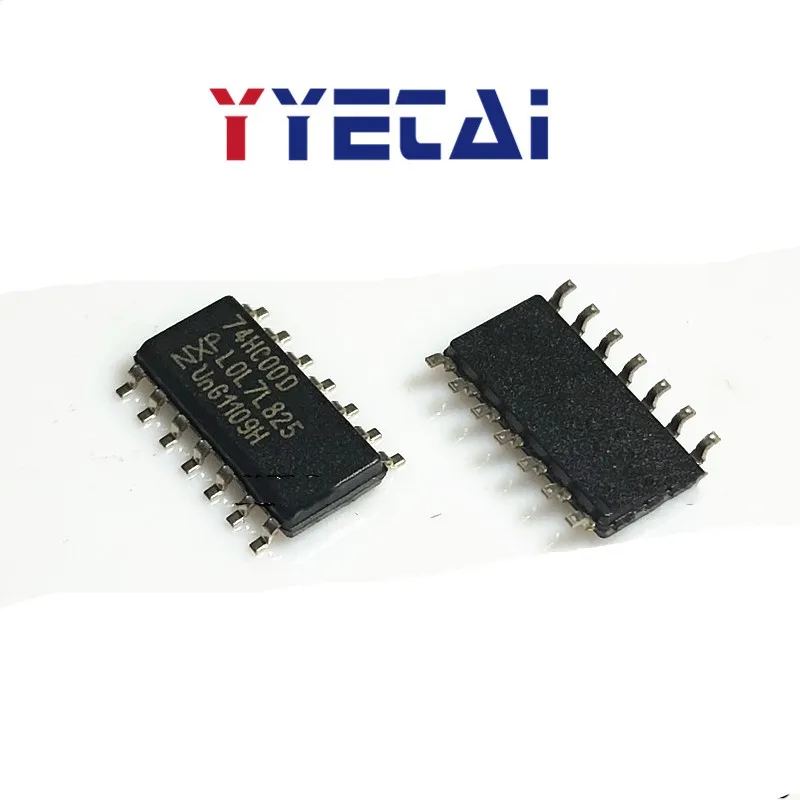 TAI 50PCS New imported original 74HC00D patch SOP14 logic chip NAND gate 2 input 74HC00