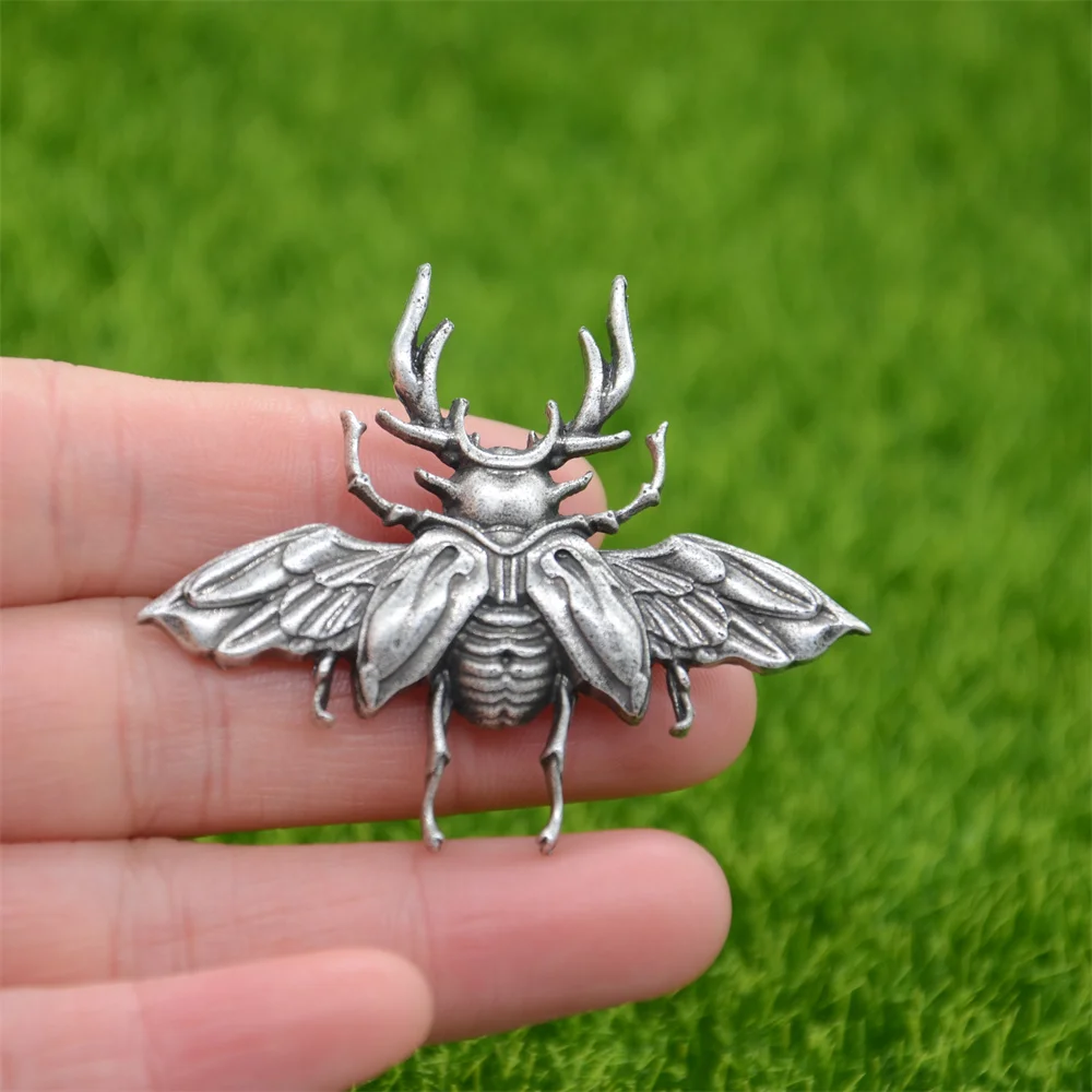 Gothic Insect Scarab Beetle Brooches For Women Men Goth Accessories Vintage Brooch Pin Dropshipping