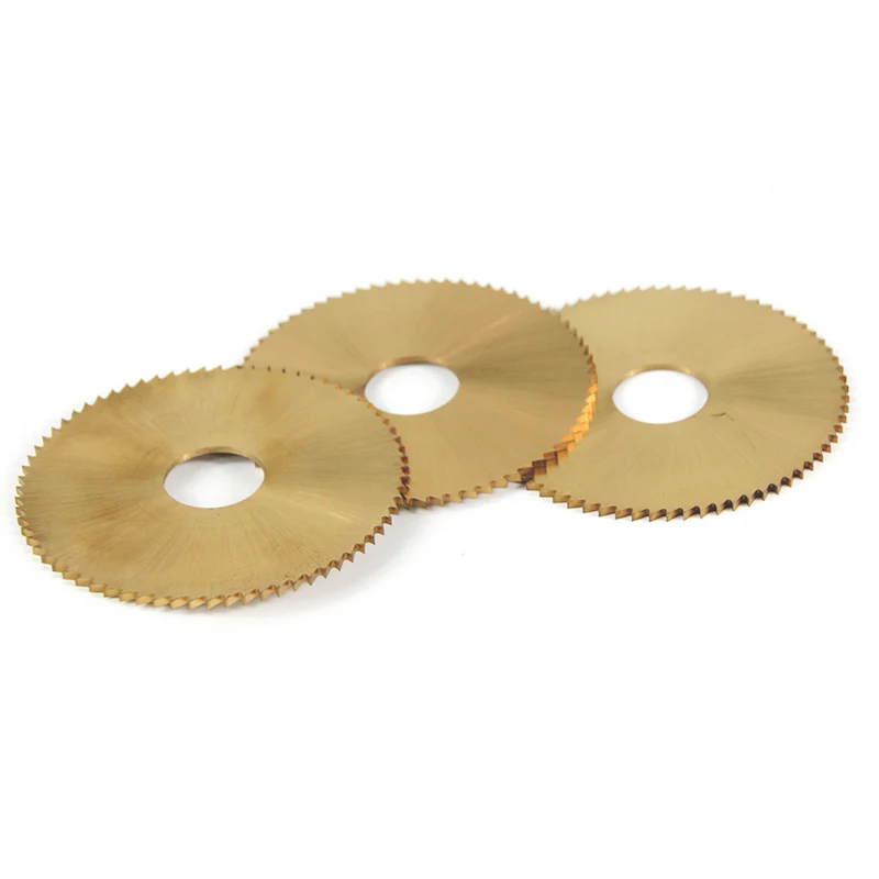 1pc 60/70mm 72T Key Cutting Machine Cutter Titanium Coated HSS Circular Saw Blade For Cutting Keys Key Machine Parts