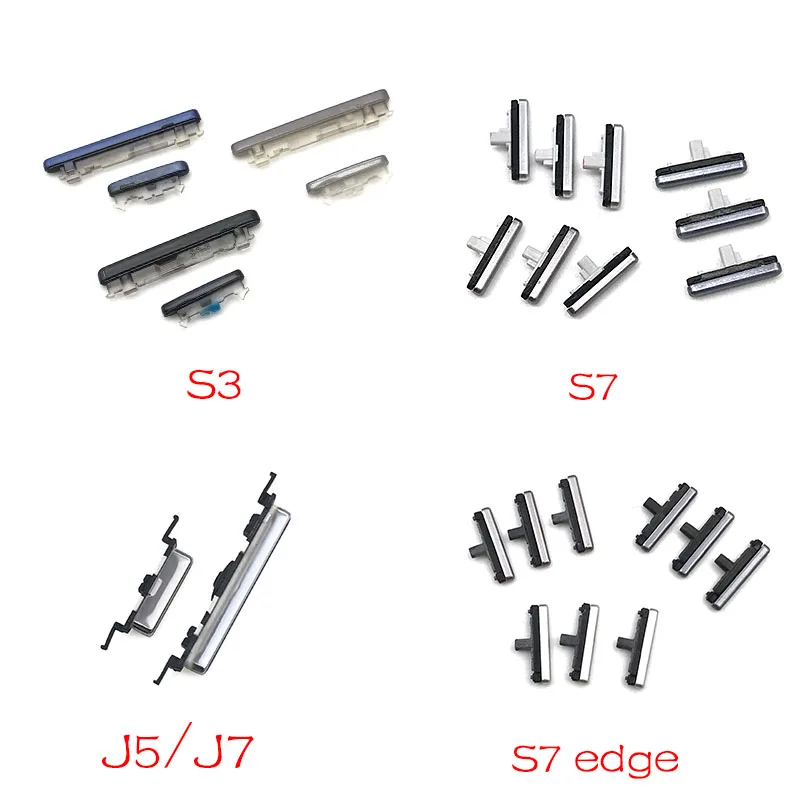 For Samsung S3 S7 Edge J5 J7 2016 J510 J710 / J5 J7 2018 J730 J530 Volume Button Power Switch On Off Button Key Flex Cable