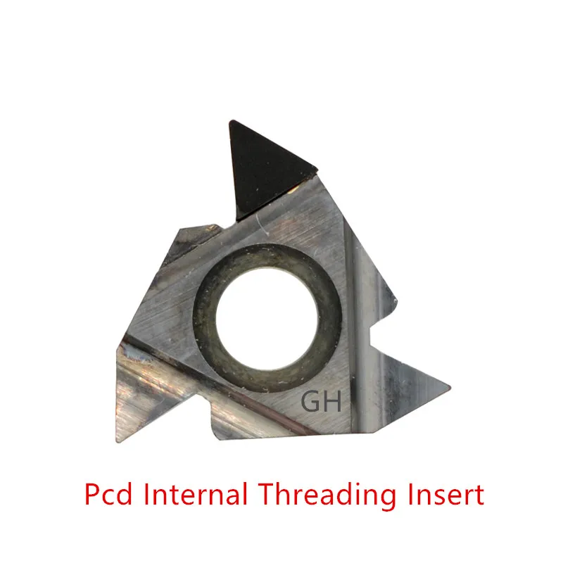 Imagem -04 - Ferramentas de Diamante Pcd 11ir Ag55 Ag60 16er Ag55 Rosqueamento Parafuso de Inserção de Carboneto Cnc Ferramentas de Torno Indexáveis Cortador de Torneamento de Rosca Peça