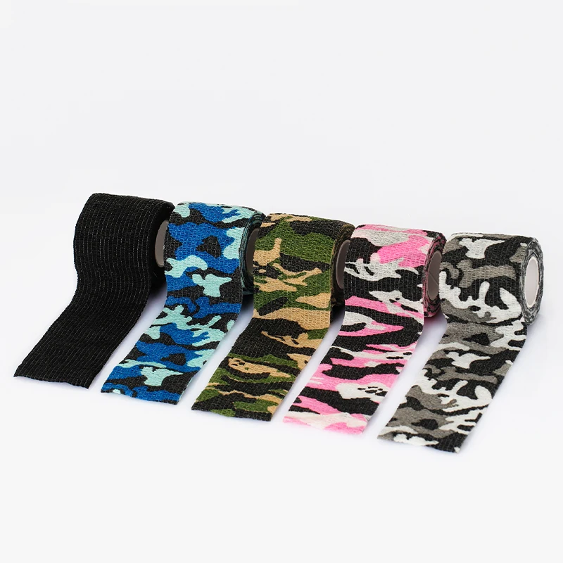 

12/24 шт. GOLDENHAWK одноразовые самоклеящиеся гибкие эластичные повязки для татуировок, ручки для татуировки, чехол, аксессуары для перманентного макияжа