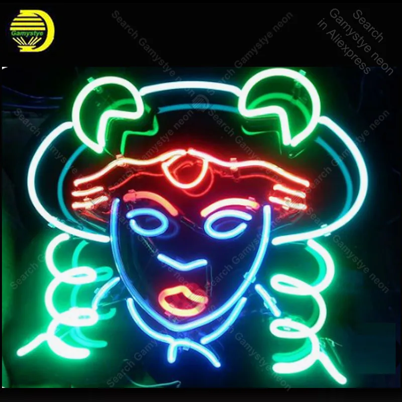 Neon Signs for Beautiful Girl Neon bulbs Sign Neon Light Sign Store Display Glass Tube Quality Handcraft Lamps dropshipping