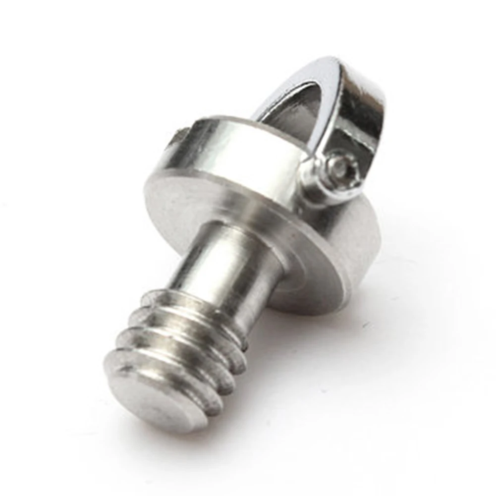Tornillo de cámara 1/4 para placa de liberación rápida, adaptador de anillo en D plegable de 1/4 pulgadas, trípode, monopié, tornillo de cámara de placa de liberación rápida, 5 uds.