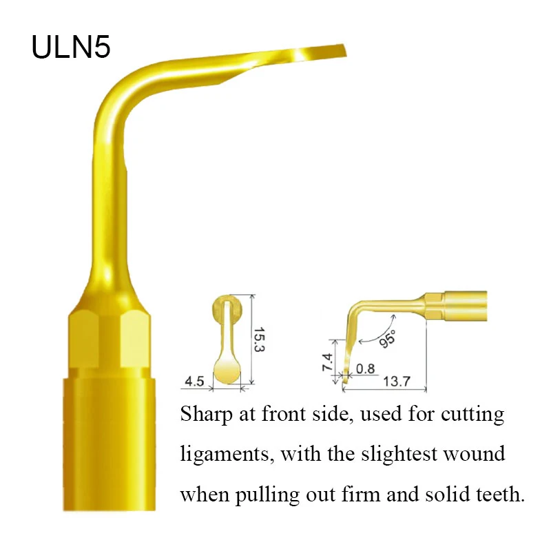 VVDental Dental Piezo Surgery Sinus Lift  Tips Set Kit Compatible With NSK Handpiece ULN1/ULN2/ULN3/ULN4/ULN5