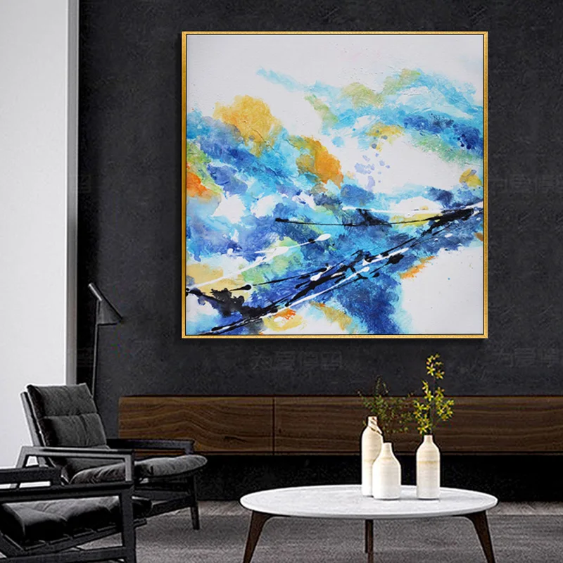 

Modern Living Room Bedroom Decorative Painting hand-painted Abstract Oil Painting Handmade Paintings Dafen Oil Painting Of Large