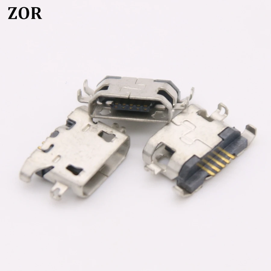 50Pcs Charging Dock Port Connector USB Charger Contact Plug For ZOPO ZP951 Speed 7 Plus ZP952 Speed7 Vernee Mix 2 Thor E Mix2