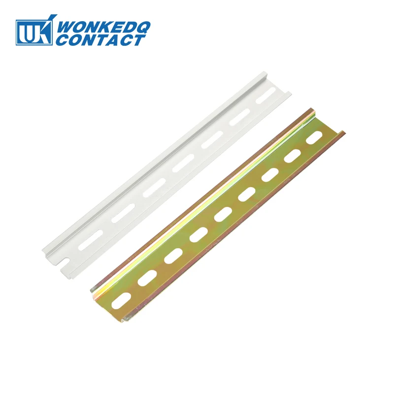 Rail DIN RS PRO 2m x 35mm x 7.5mm, Fendu, Rail oméga en Acier ( Prix Rail DIN RS PRO 2m x 35mm x 7.5mm, Fendu, Rail oméga en Acier ( Prix