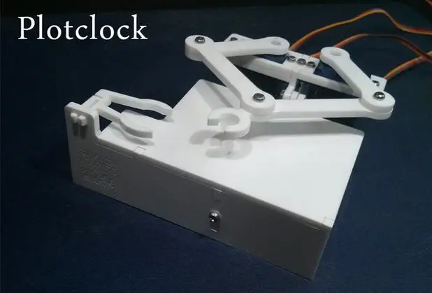 Open Source Plotclock mały zegar bazowy do manipulatora Arduino pisanie rysunek Robot Diy Maker Pragramming STEM części do zabawek