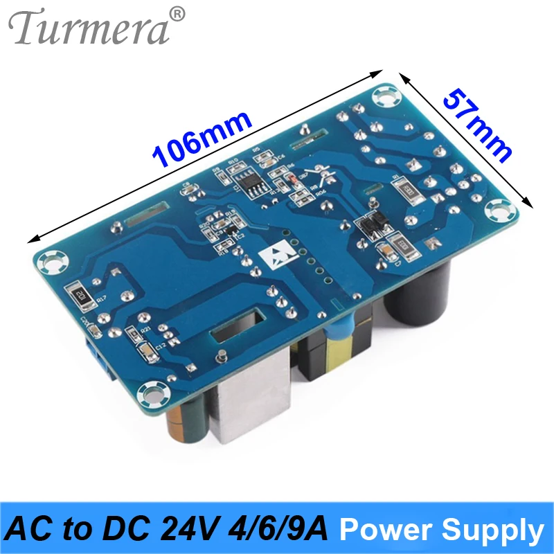Turmera ca 100-240V à cc 24V 4A 6A 9A Module d'alimentation carte commutateur AC-DC commutateur carte d'alimentation pour pompe voiture et Radio A