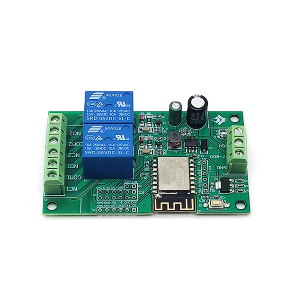 AC DC 5V/8-80V Power Supply ESP8266 WIFI 2 Channel 4 Channel Relay Module ESP-12F Development Board