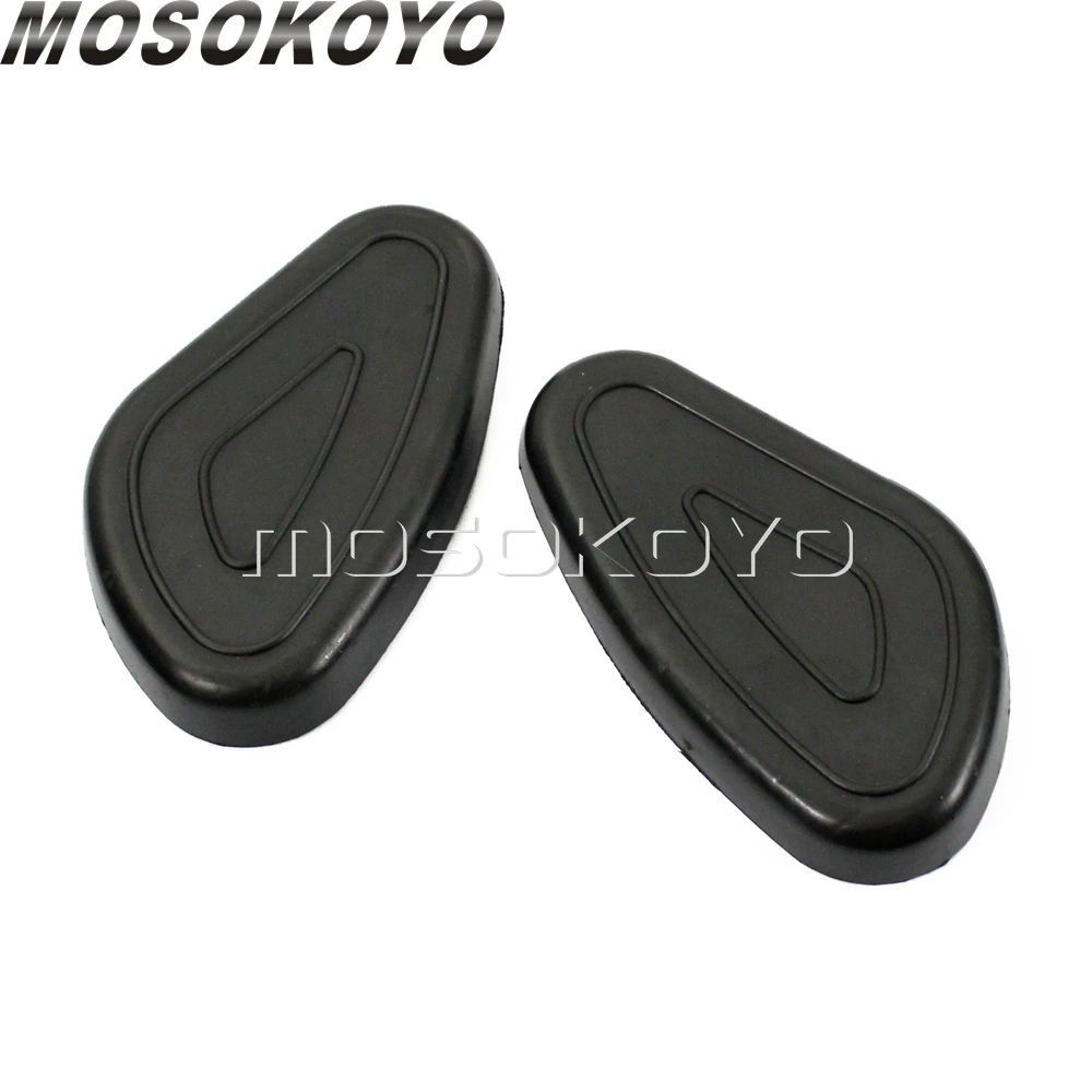 Retro Motorcycle Rubber Gas Fuel Tank Traction Side Pads Cover For BMW Dnepr Ural Sidecar Zundapp DBK K750 KS750 M72 R66 R71 R75