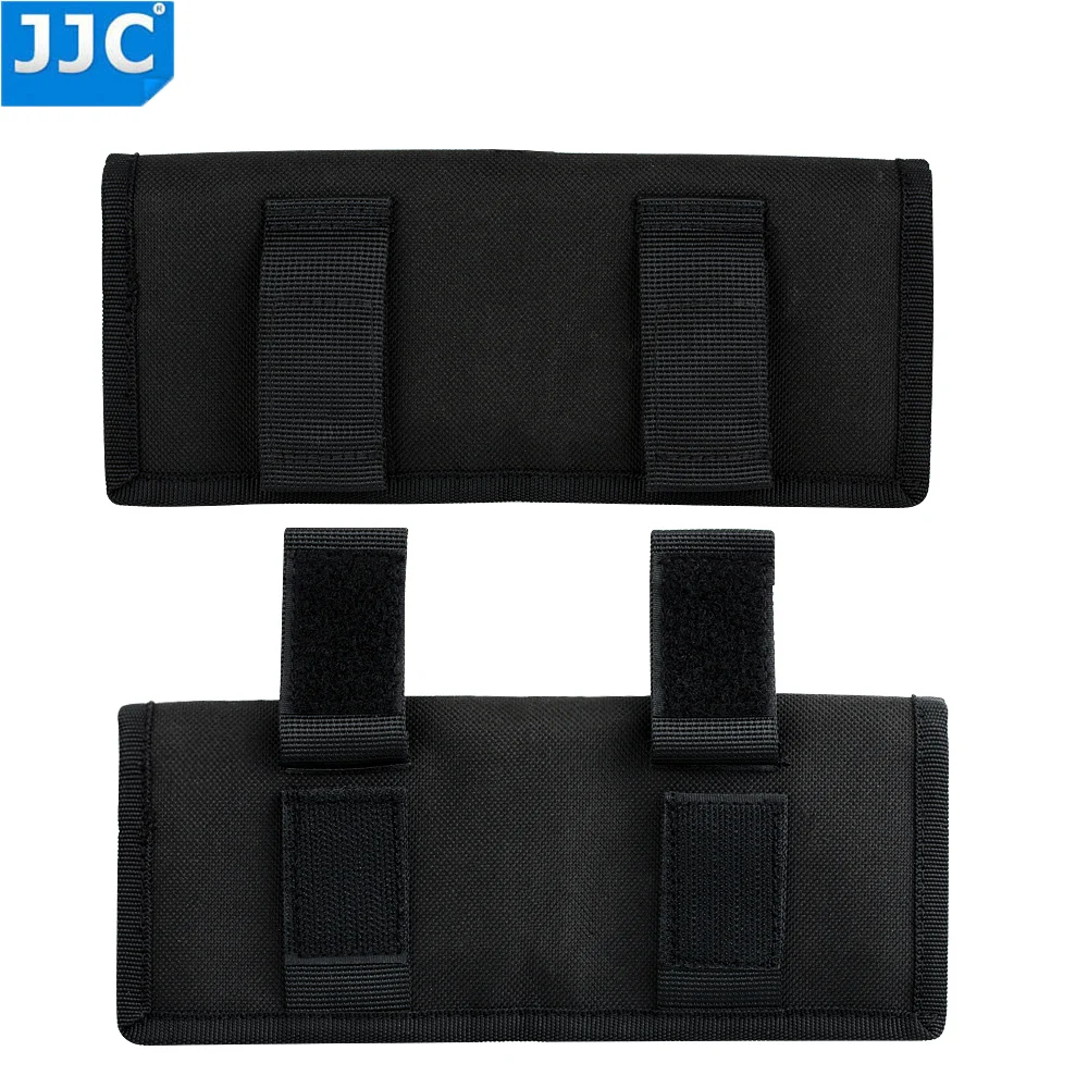 JJC DSLR Camera Battery Pouch Bag For Canon EOS RP EOS M6 Mark II M6 M5 77D 800D 760D 200D Cameras Batteries Case SD Card Holder