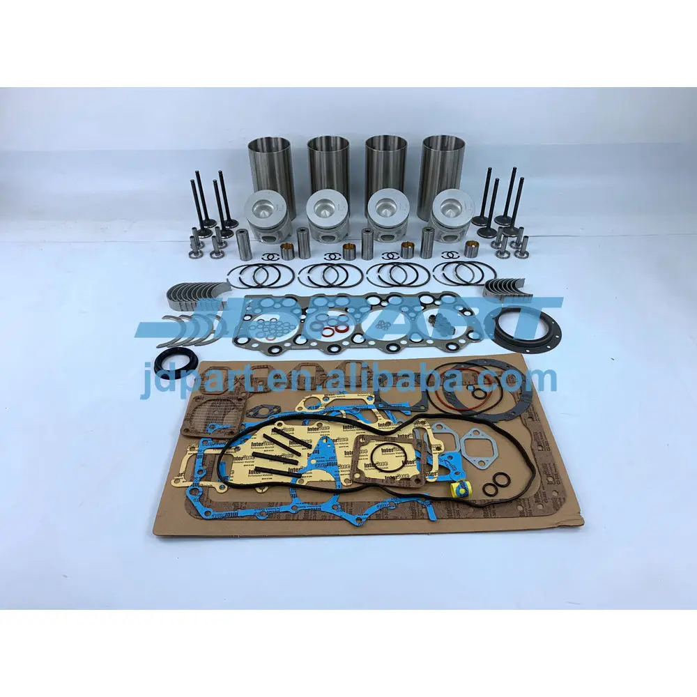 4D34 repair kit STD with liner kit ME220454 bearings gasket kit valve kit For 4D34 engine