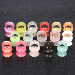 32Pcs/Set Colorful Flexible Silicone Ear Tunnel Plugs Ear Gauge Expander Stretching Kit Set Earlets Piercing Oreja Earrings