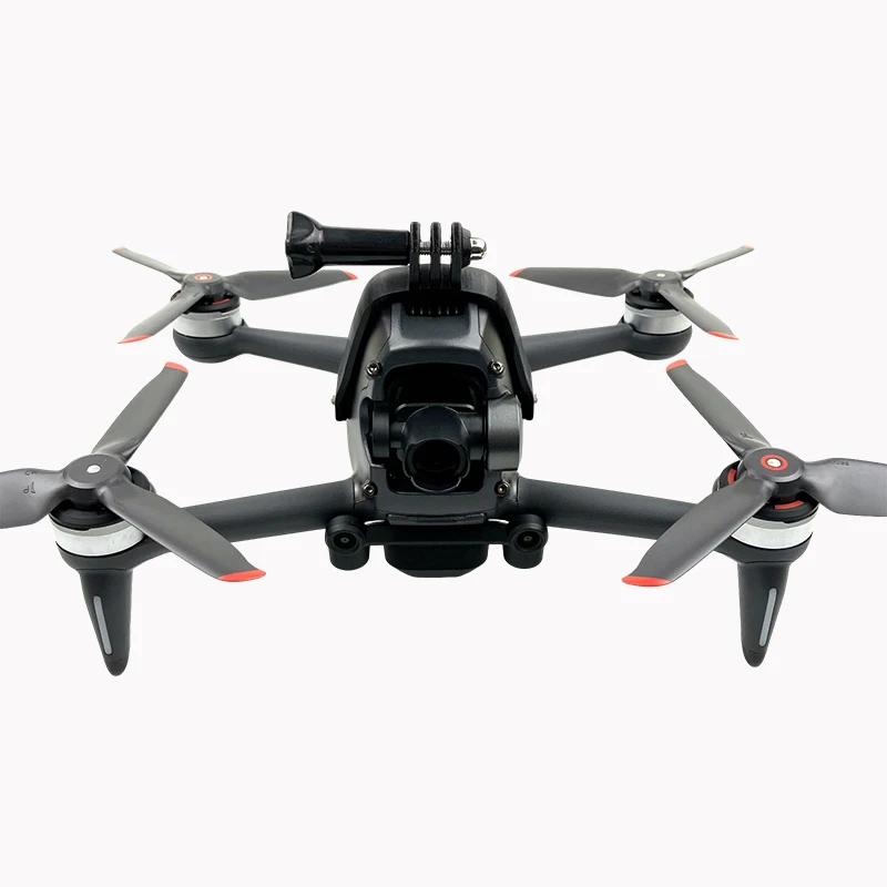 Goproカメラトップブラケット,スポーツカメラアダプター,クランプホルダー,dji fpv用の固定拡張キット,ドローンアクセサリー