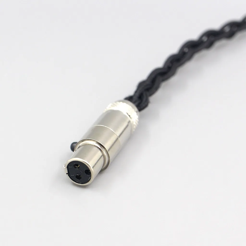 LN007457 Pure 99% Silver Inside Headphone Nylon Cable For AKG Q701 K702 K271 K272 K240 K141 K712 K181 K267 K712 Earphone