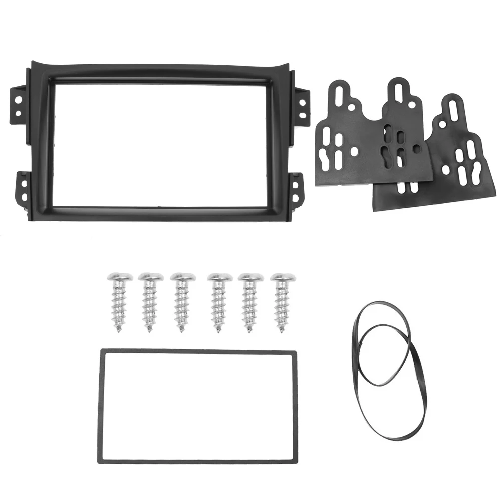 Podwójne 2 Din samochodowy ramka wykończeniowa radia dla SUZUKI Splash 2008 + DVD Audio Stereo Panel ramka do montażu na desce rozdzielczej