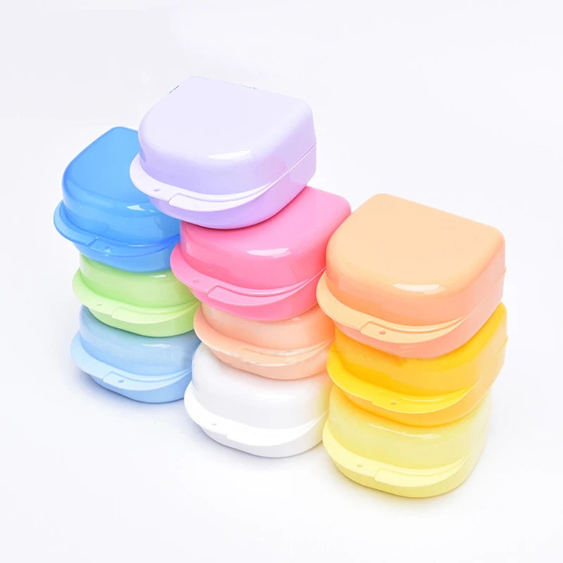 

The box set of dentures molar holder box nursing appliance box denture denture cleaning box