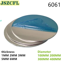 6061 Round Aluminum Sheet Plate Diameter 100MM 200MM 300MM 400MM thick 1/2/3/5/6MM DIY Model Making Aluminum Profile