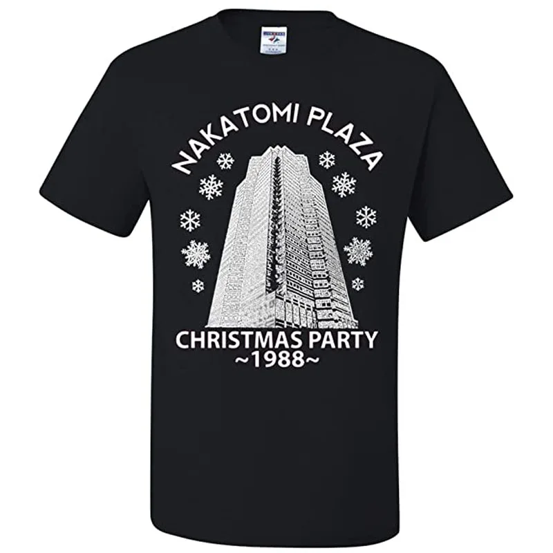 Ugly Christmas Sweater Nakatomi Plaza Xmas Party 1988 Classic Mens T-Shirts