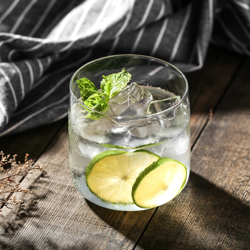 Ultra Light 4PCS 450ml Water Cup,Cocktail Glasses,Whisky Glasses,Juice Glasses Collins Glass Set of 4