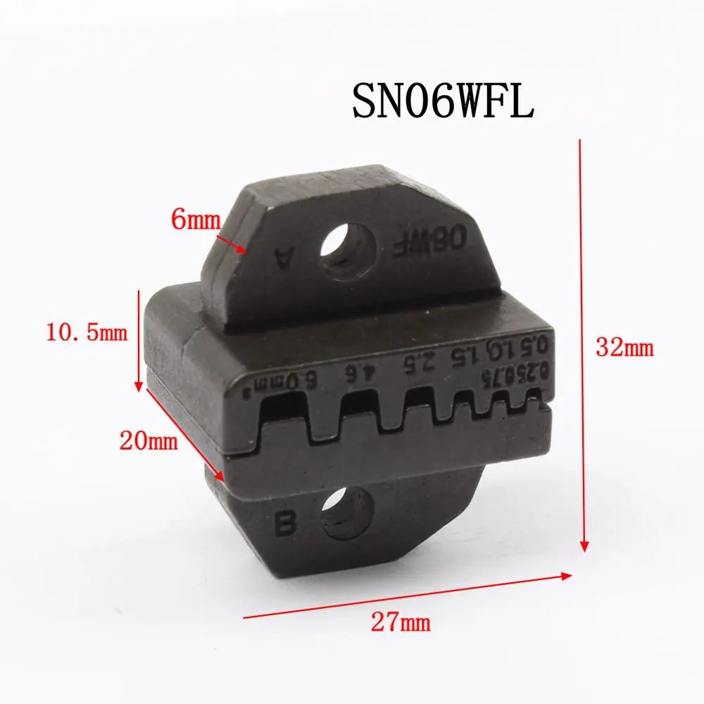 MINI EUROPE STYLE Die Sets for SN CRIMPING PLIER series hand crimping tool SN02WF SN06WF SN06WFL SN16WF SN01C SN02C SN0725