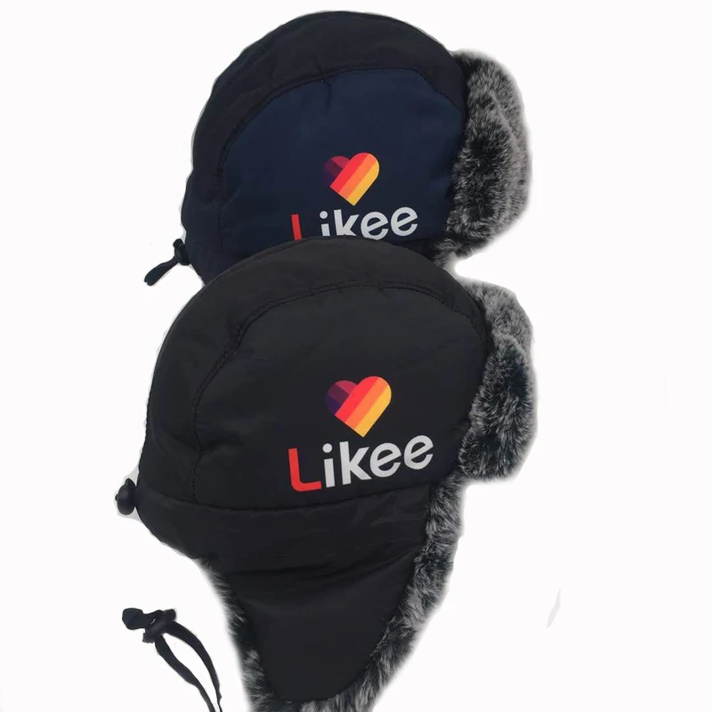 

Children's winter snow hat cartoon ski hat print furry boys girls elastic adjustable outdoor leisure warmth