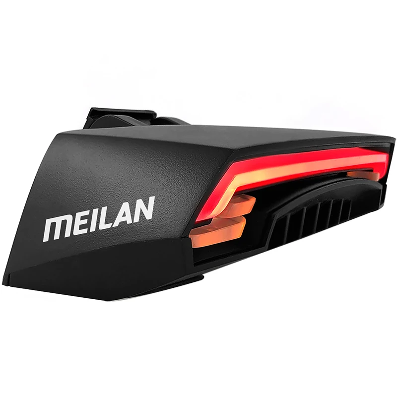 meialn X5 wireless remote control steering bicycle gub taillights USB charging riding with speaker bell  giyo  Bicycle Ligh