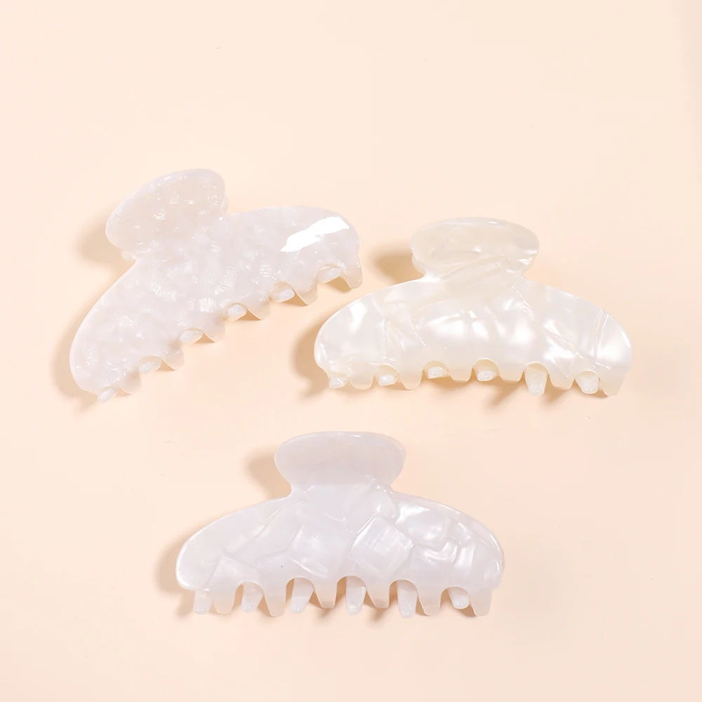 LOGO DEFECTS = Clearance Sale = 8.8cm large size Claw Acetate Tortoise Shell Hair Accessories For Women Girl
