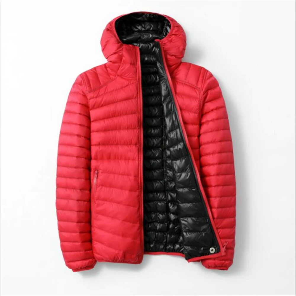 

Ultra Thin Down Jacket for Women, Warm Coat, Two Side Parka, Female Outwear, Autumn, Winter, 2024