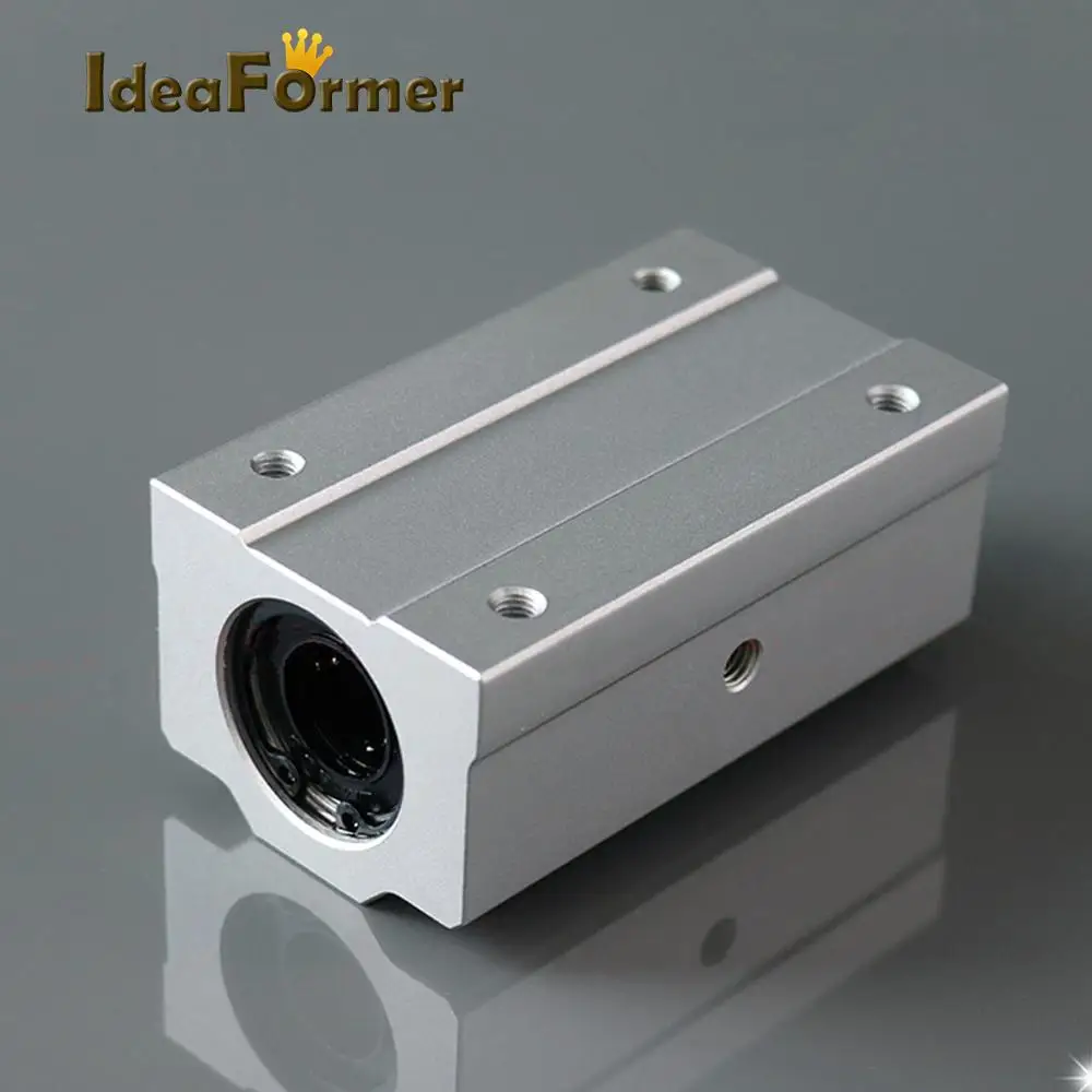 2Pcs/lot SC8LUU SCS8LUU 8mm Long Type Linear Ball Bearing Block CNC Router With LM8LUU Bush Pillow Block Linear Shaft CNC Parts.