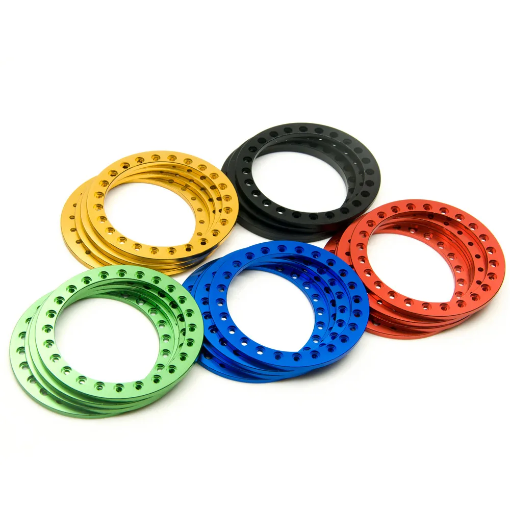 AXSPEED 4PCS CNC Aluminum Wheel Outer Beadlock Ring for 1.9\