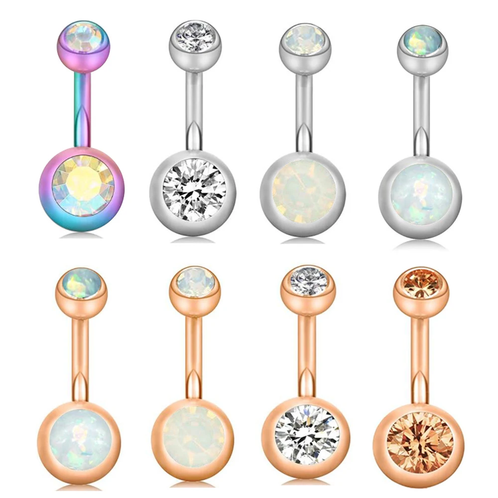 

JUNLOWPY Stainless Steel Belly Piercing Kit Screw Navel Button Rings Tragus Ear Bar Cartilage Earring Body Jewelry 14G 80/160pcs