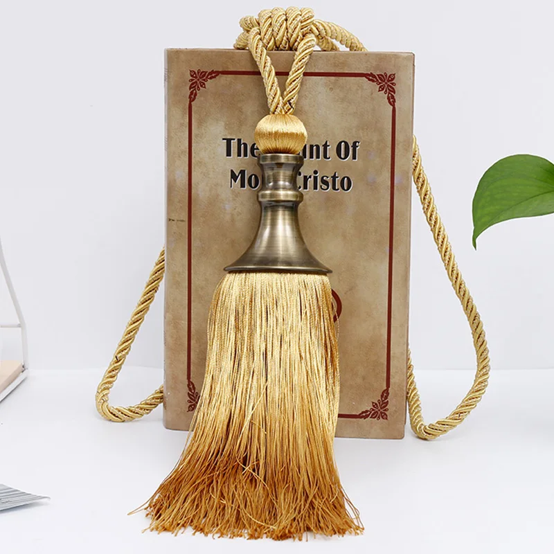 

2PCS Tassel Curtain Tieback European Vintage Style Curtain Decorative Accessories, Rope Buckle Straps with Hanging Ball