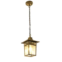 European Outdoor Waterproof Pendant Lights Retro Balcony Corridor Aisle Grape Frame Lamps Vintage Loft Restaurant Light Fixture